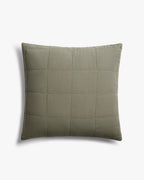 Linen Box Quilted Euro Sham