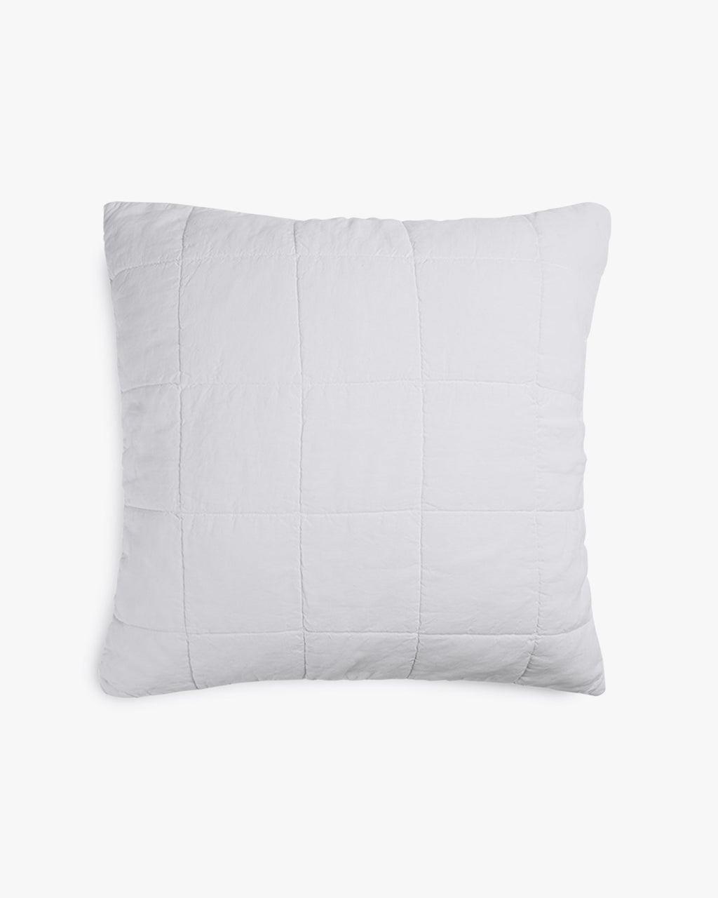 Linen Box Quilted Euro Sham