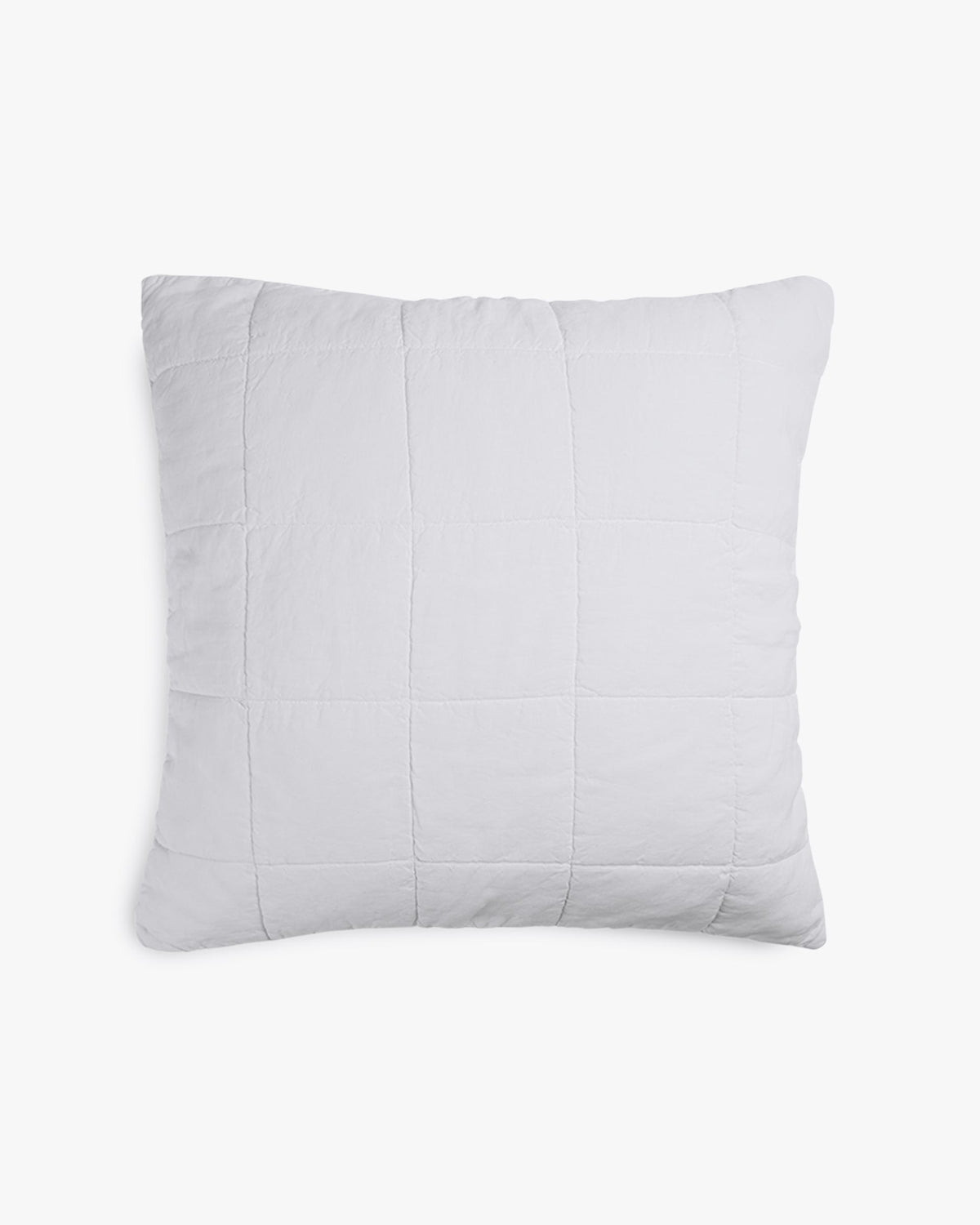 Linen Box Quilted Euro Sham